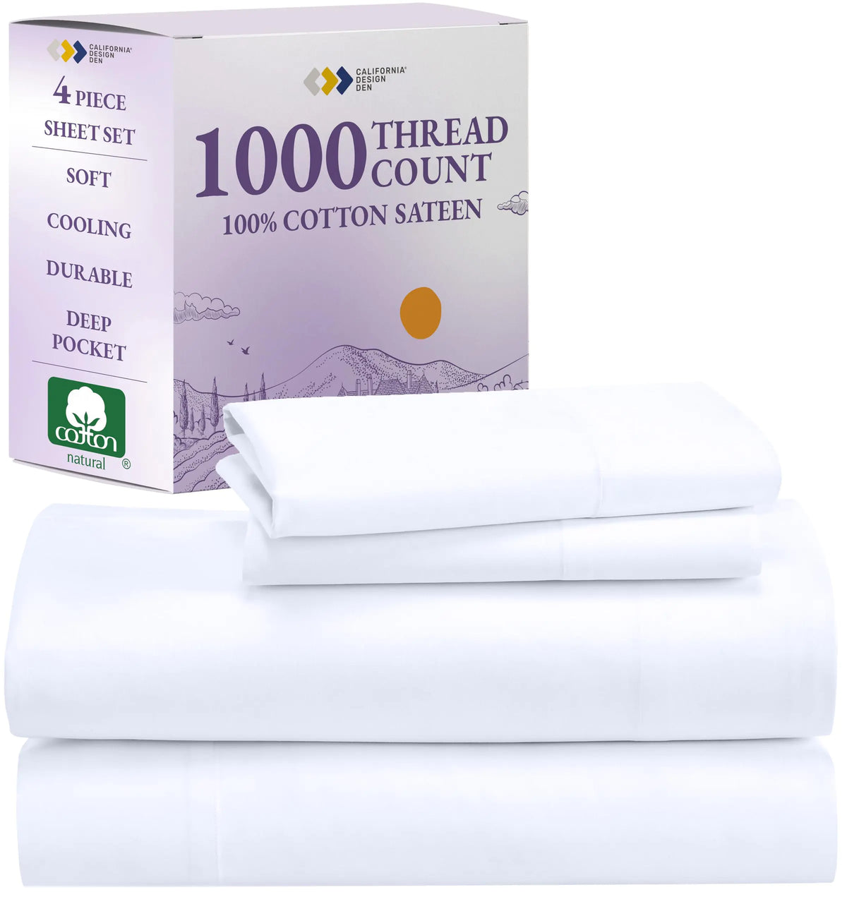 1000TC Egyptian cotton sheet set