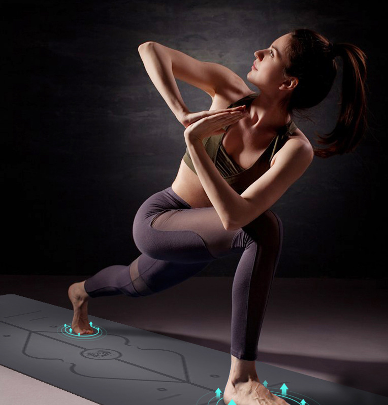 Asana — Suede-Touch Rubber Yoga Mat, 5 mm