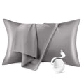 Charcoal mulberry silk pillowcase