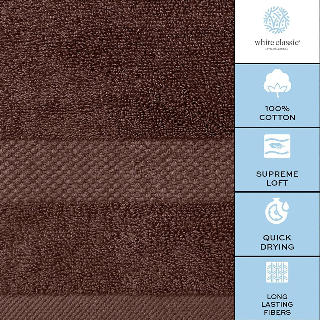 Mocha · NB G1-6 — coffee bath towel