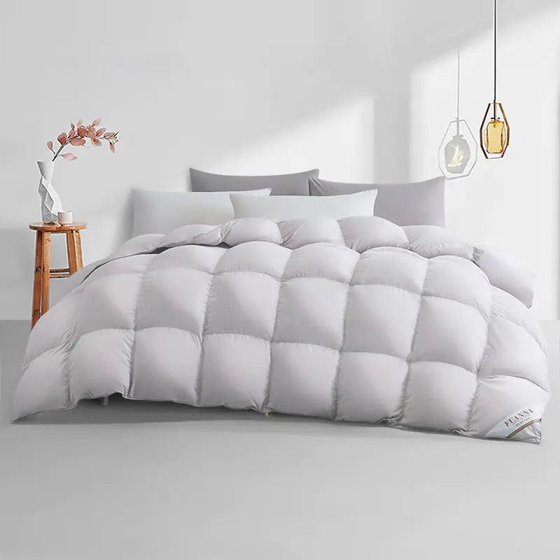 Thick goose down winter comforter