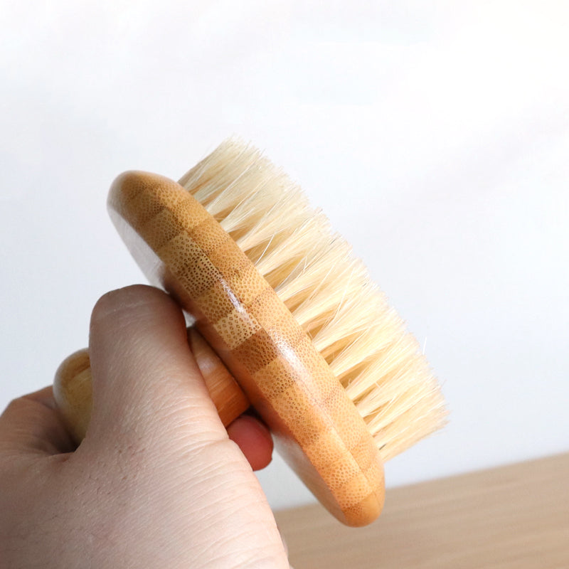 Grain · BC 03-06 — Natural-Bristle Dry Body Brush