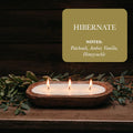 Patchouli amber vanilla 3-wick candle