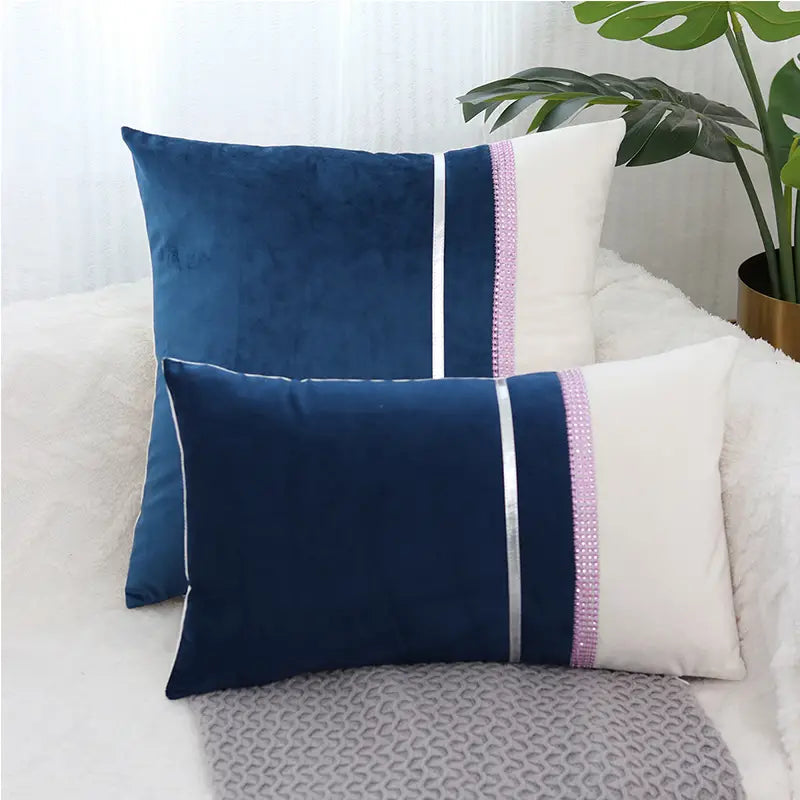 Soft velvet cushion cover