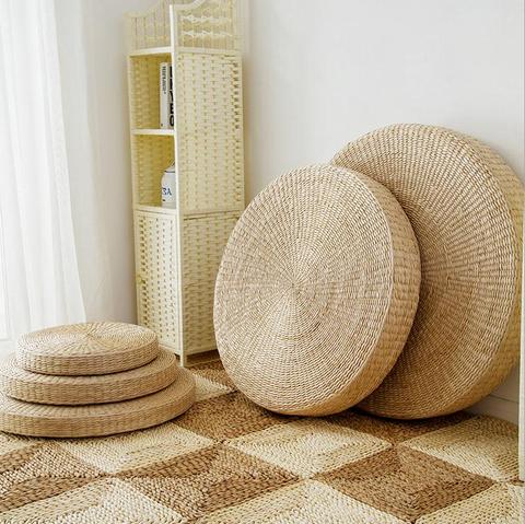 Tatami · BC ST-01 — Hand-Woven Rush Floor Cushion