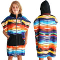 Hooded cotton changing robe