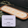 Lavender citrus amber 5-wick candle