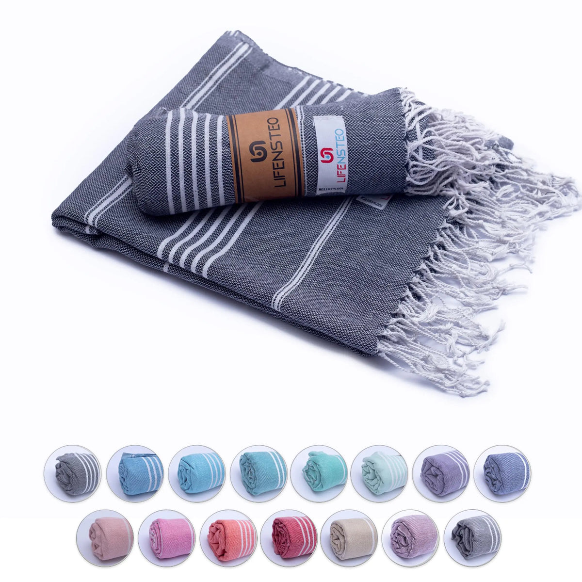 Oversized Turkish cotton bath sheet