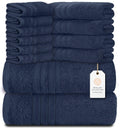 Cotton 12-piece towel set