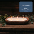 Tobacco mahogany vanilla 3-wick candle