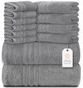 Cotton 12-piece towel set