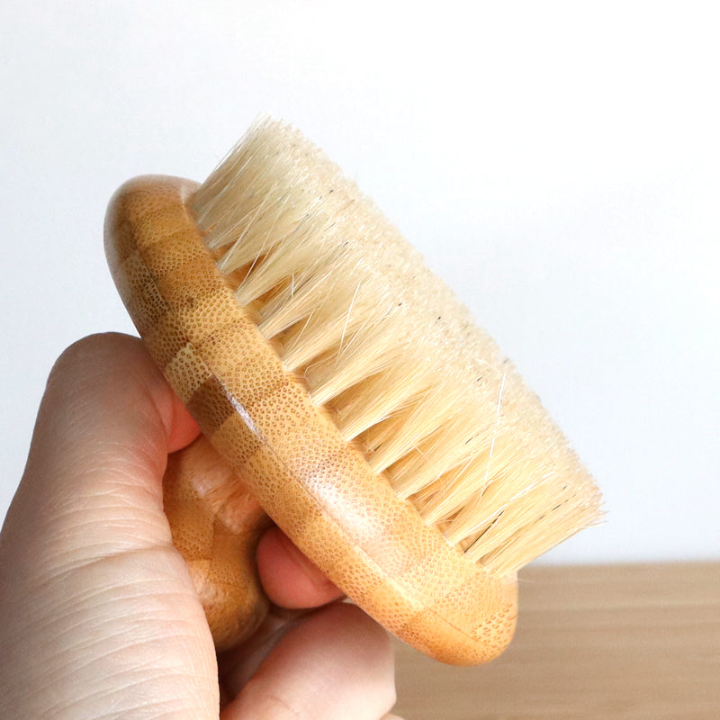 Grain · BC 03-06 — Natural-Bristle Dry Body Brush