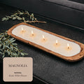 Magnolia 5-wick dough-bowl candle