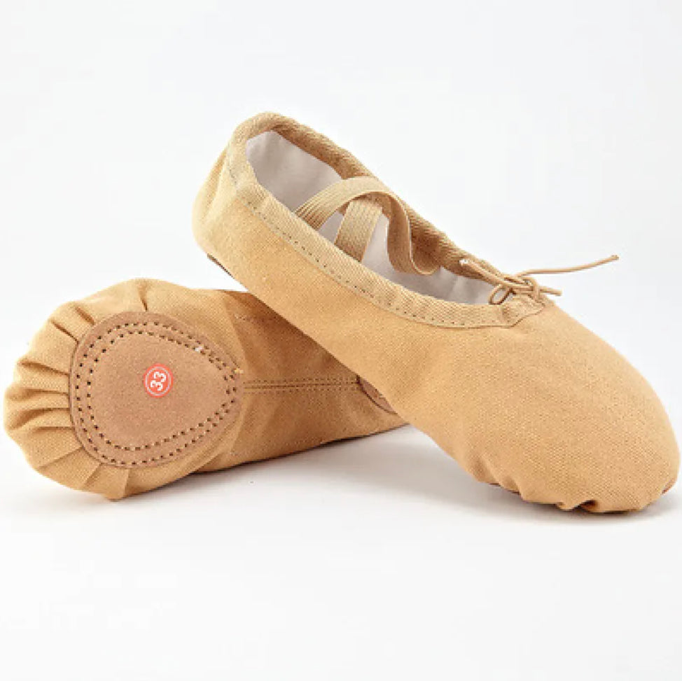 Barre · BC ST-06 — Canvas Split-Sole Ballet Slipper