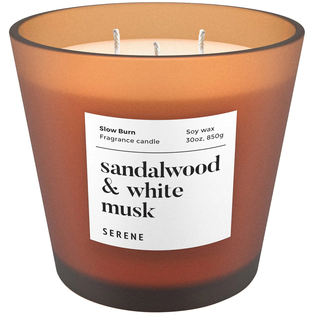 Sandalwood white musk 30oz 3-wick candle
