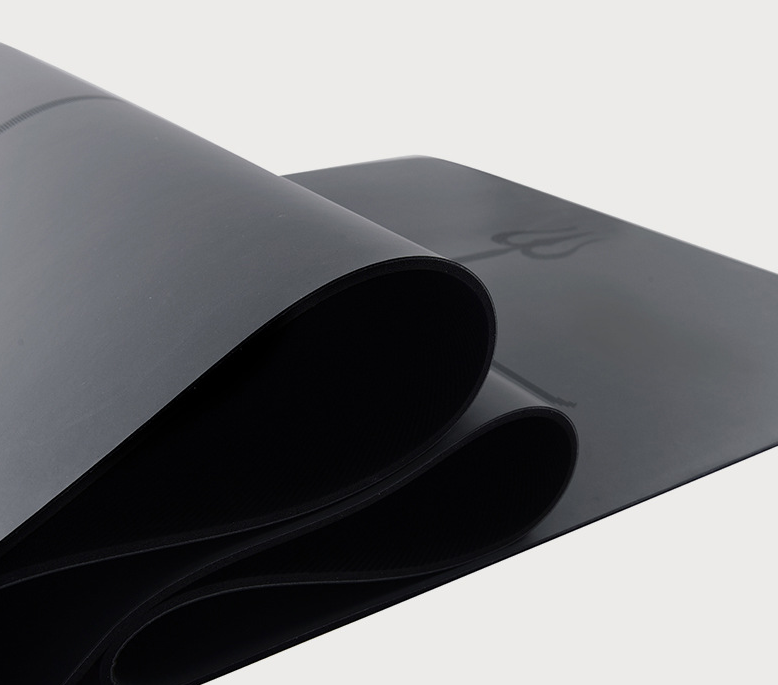 Asana — Suede-Touch Rubber Yoga Mat, 5 mm