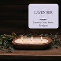 Lavender citrus amber 3-wick candle