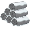 Turkish peshtemal beach towel set of 6