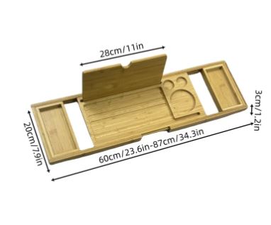 Teahouse · BC 03-01 — Bamboo Bath Caddy Tray