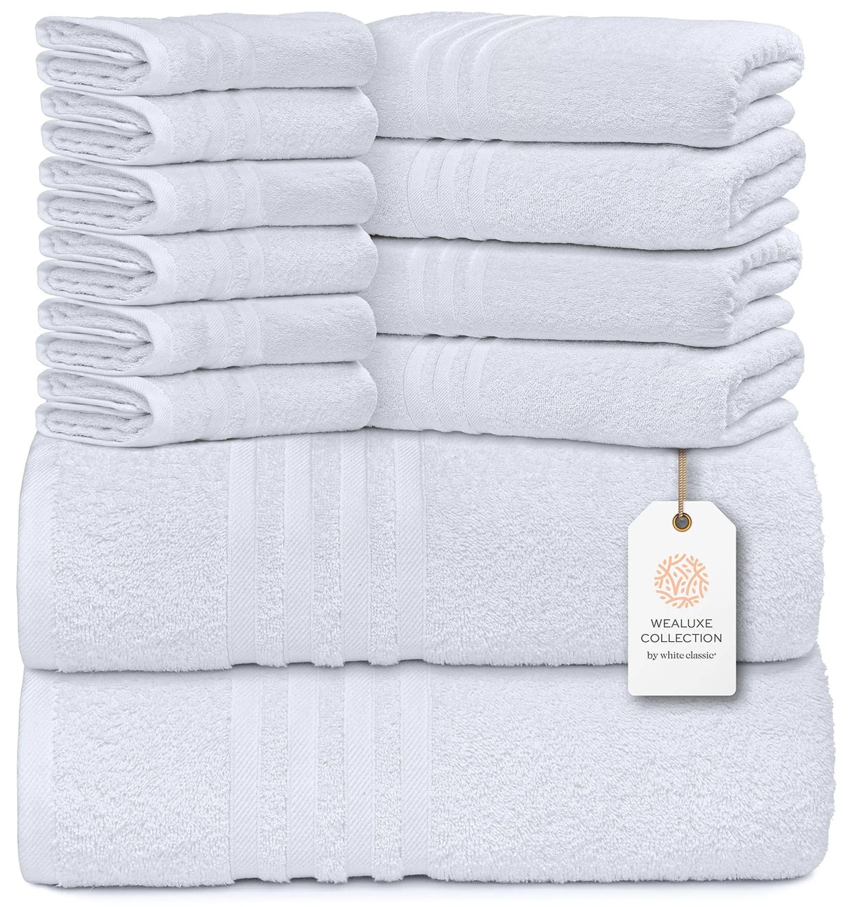 Cotton 12-piece towel set