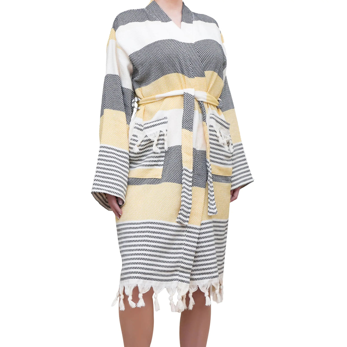 Turkish cotton waffle robe