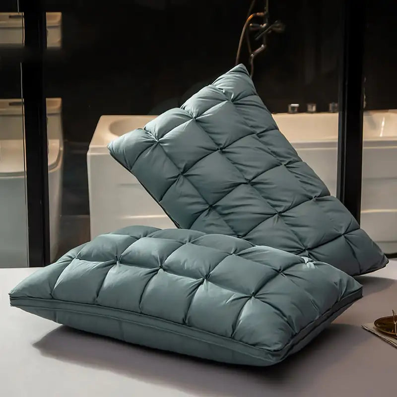 White goose down pillow
