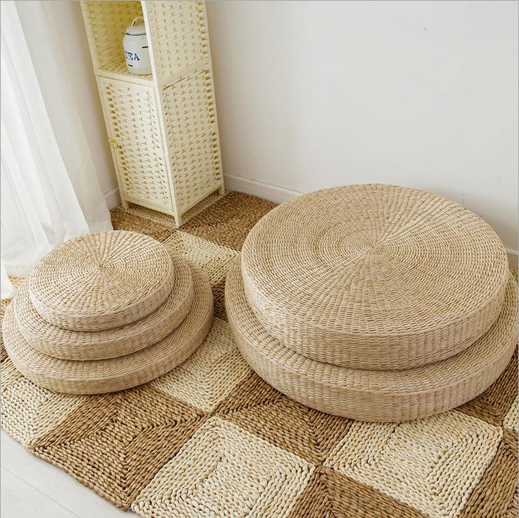 Tatami · BC ST-01 — Hand-Woven Rush Floor Cushion