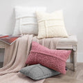 Double-sided lambswool cushion cover