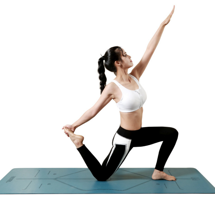 Asana — Suede-Touch Rubber Yoga Mat, 5 mm