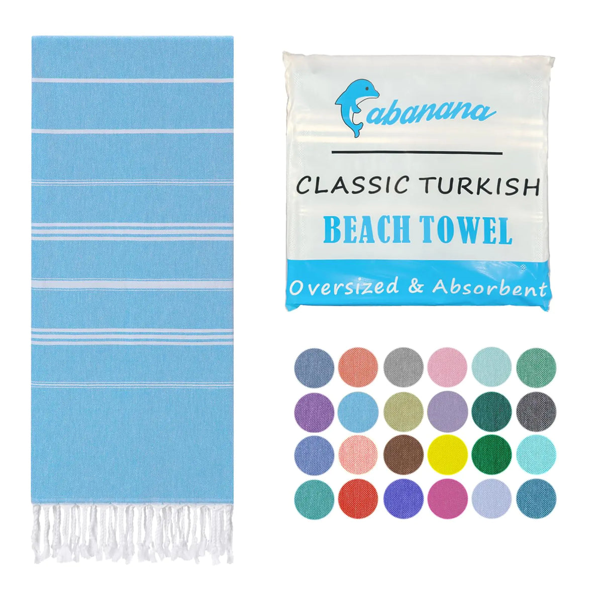 Turkish peshtemal beach towel