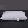 White goose feather pillow
